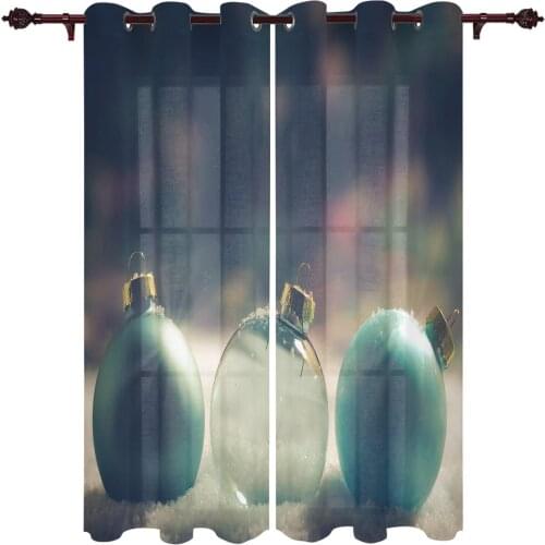 Patio Curtain Winter Colored Light Bulb Indoor Living Room Bedroom Kitchen Outdoor Drape For Porch Gazebo Pergola Canopy Beach