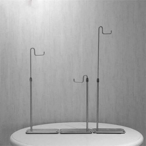 Handbag Display Stand Stainless Steel Metal Bags Display Rack Adjustable Height Storage Handbag Scarf Home Storage