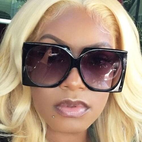 Sunglasses Square Women Sun Glasses Female Eyewear Eyeglasses Plastic Frame Clear Lens UV400 Shade Fashion Driving New