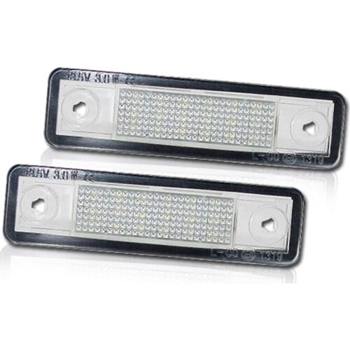 2Pcs LED Number License Plate Lights For Opel Astra F Astra G Corsa B Omega A Omega B Vectra B Zafira A Canbus Error Free