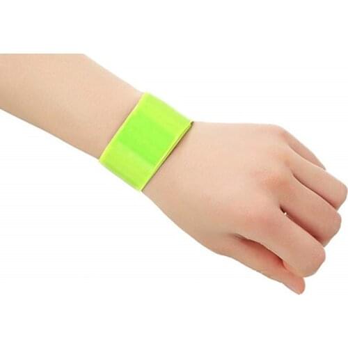 Childrens night running night riding reflective bracelet reflective snap ring, reflective wrist traffic safety warning and pro