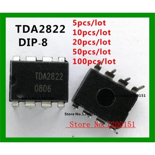 TDA2822 DIP-8 TDA2822M SOP8