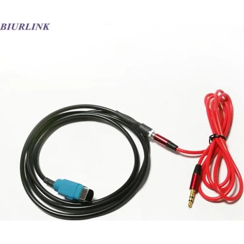 Biurlink AUX-IN Audio Cable Radio Extend AUX Wire for Alpine KCE-237B