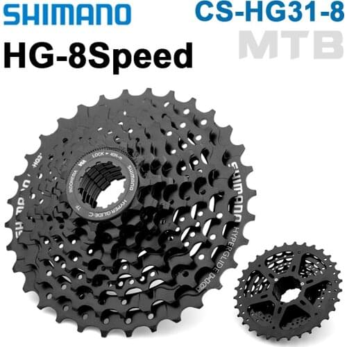 Shimano 8 Speed Cassette CS-HG31-8 32T Mountain Bike Flywheel 8 Speed MTB Freewheel for Shimano M310