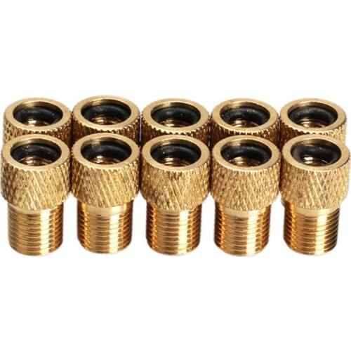 Bicycle Presta Schrader Tube Valve Bike Converter Adapter Pump Pop Gas Nozzle