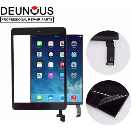 LCD Touch screen For iPad Mini 2 Display + touch panel Digitizer Front Glass with IC Home Button Sticker Camera Holder