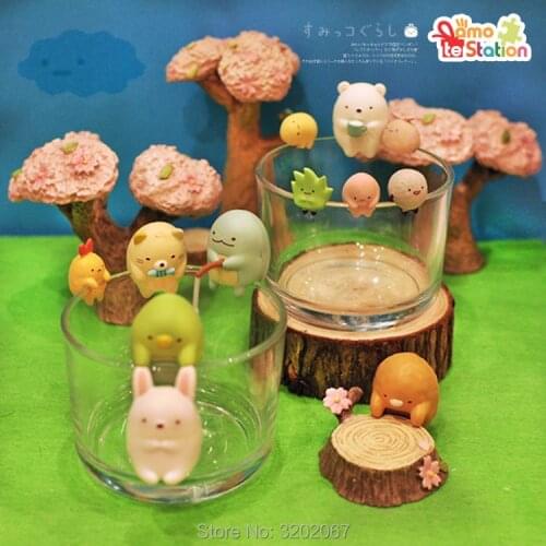 10pieces /lot Japanese Animation sumikko figures Toy 4cm San-X Action Figures Toys For Christmas Gift
