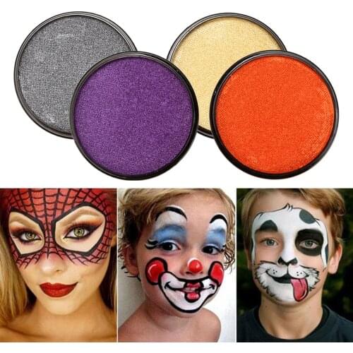 4 Colors Body Paint Professional Cosmetics Water-based Body Painting Pigment Stage Face Color Makeup Party Tool