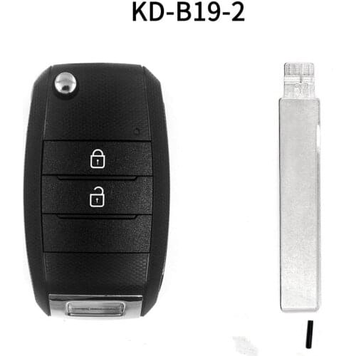 5pcs/lot KEYDIY B19-2 universal Remote Control key for KD900 URG200 KD-X2/KD MINI Remote Generater with 67# blade
