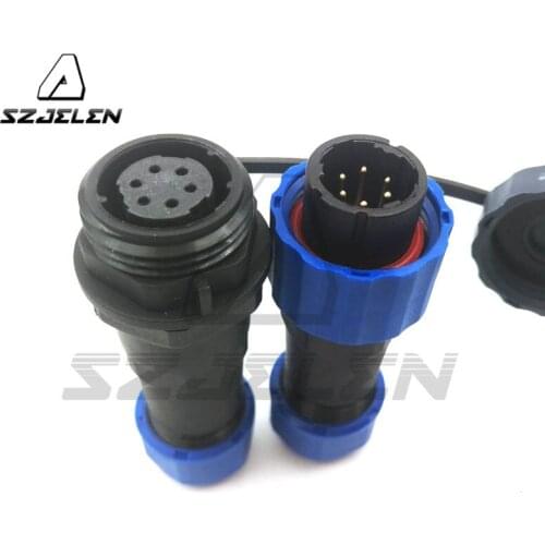 SD16TP-ZM , 6pin waterproof connector, Aviation maritime circular waterproof connector 6pin plug and socket IP68