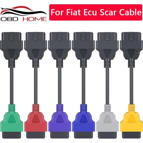 For Fiat ECU Cables for FIAT ECU Scan & Multiecuscan Adaptor OBD2 Connector Diagnostic Adapter Cable