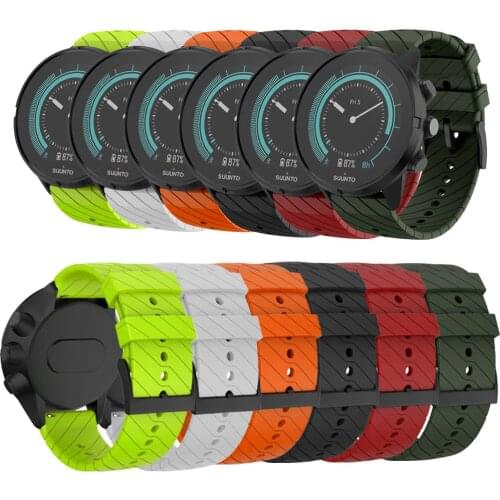 For SUUNTO 7/9 Baro D5 spartan sport wrist HR Sports soft silicone waterproof quick detachable wristband smart watch bracelet