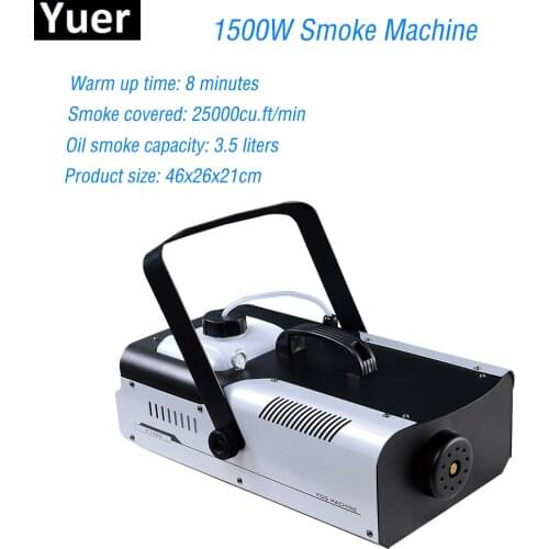 1500W Smoke Machine Remote Control Fog Machine Pump DJ Disco Smoke Machine For Party Wedding Christmas Stage Fogger Machine