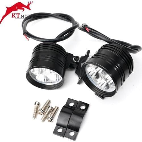 For kawasaki Versys 300X 300 x300 Versys 650 1000 White Motorcycle headlights auxiliary lamp 12V LED spot head lights