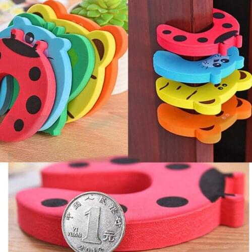 5 PC Colorful Door Stopper Doorknob Wall Protection Children Savor Shockproof Stop Drop Ship Silicone Door Handle Stopper