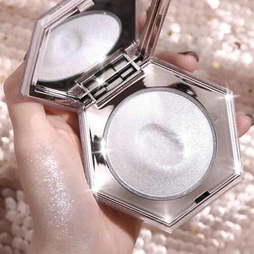 Highlighter Powder Glitter Palette Facial Palette Makeup Glow Face Contour Shimmer Powder Illuminator Highlight Cosmetics