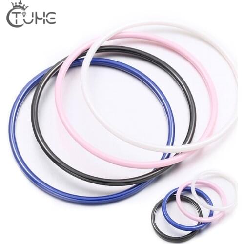 Whole Ceramic Bracelet Rings Jewelry Set Never Fade Colorful Healthy Material Waterproof Smooth Jewelry Black White Blue Pink
