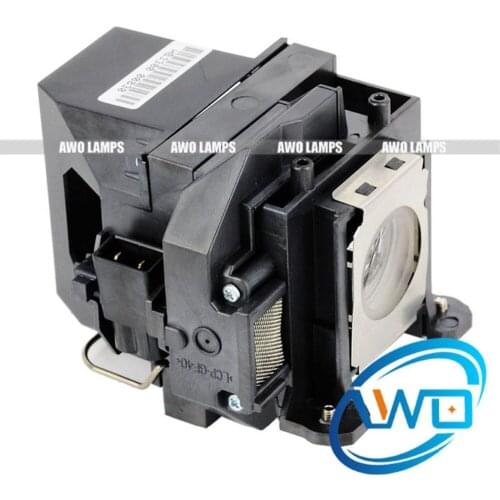 AWO Projector Lamp EB-440W EB-TW450WIwith Module H318A H343A for EPSON Lamp LP57/V13H010L57 EB-460/EB455WI Projectors