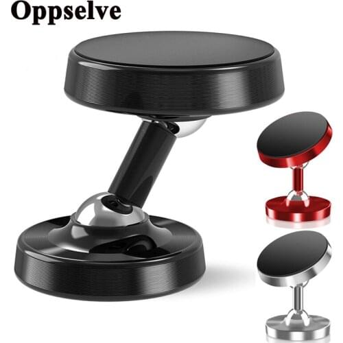 Magnetic Car Phone Holder Stand For Huawei Xiaomi Samsung Rotatable Magnet Phone Car Mount For iPhone 12 11 Pro XS Max XR X SE