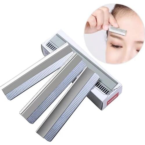 Wholesale 10pcs/box eye makeup tools eyebrow trimming blade
