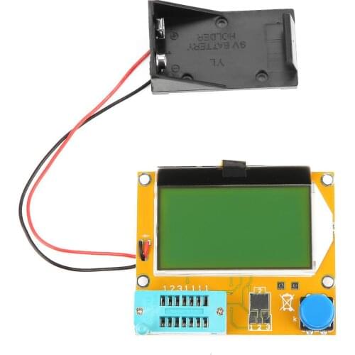 LCD Graphical Transistor Inductor Resistor Inductance Capacitance ESR SCR Capacitor ESR Meter Multifunction Tester Professional