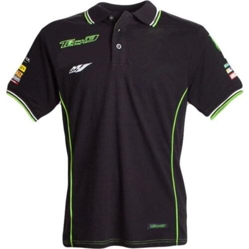 New Tech 3 Moto Racing Team Polo Shirt Motorcycle Mens T-shirts Cotton Tee gp Racing Chemise outdoor short sleeve