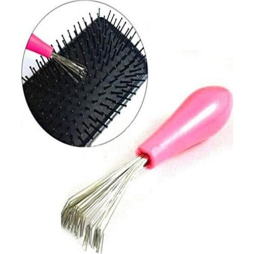 New Arrival 1 Pcs Durable Mini Useful Comb Hair Brush Cleaner Embeded Home Essential Tool Comb Hair Remover