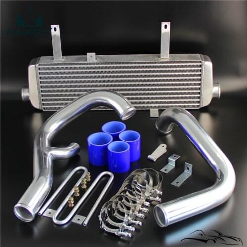 New Front Mount Intercooler Kit Fit Legnum M*itsubishi G*alant V*R-4 V*R4 96-02 Blue