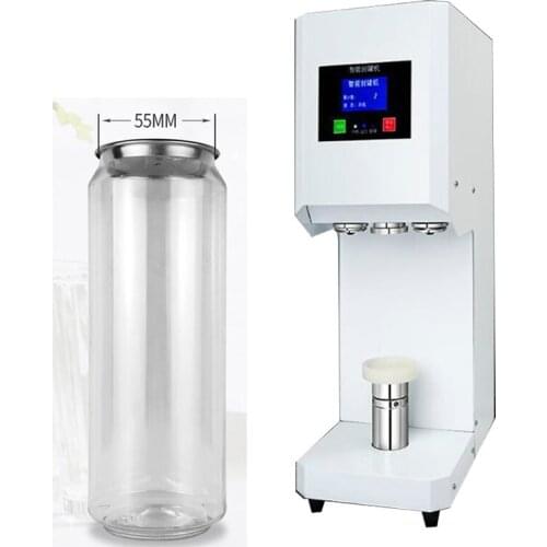 Full Automatic Can Sealing machine Intelligent Cup can sealer machine with Automatic lifting cup holder Beverage seal machine