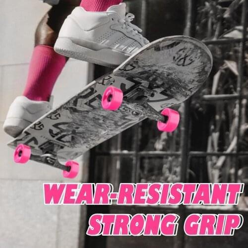 Ronyme 4 pieces ABEC-9 78A Longboard Wheels High Performance PU Skateboard Wheels Roller Wheels Replacement Wheels Accessories