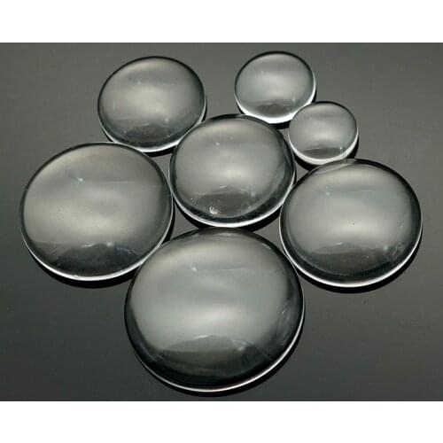 50pcs 10mm 12mm 14mm 16mm 18mm 20mm 25mm glass cabochon for Round Domes Photo Print Glass make snap bangles jewelry