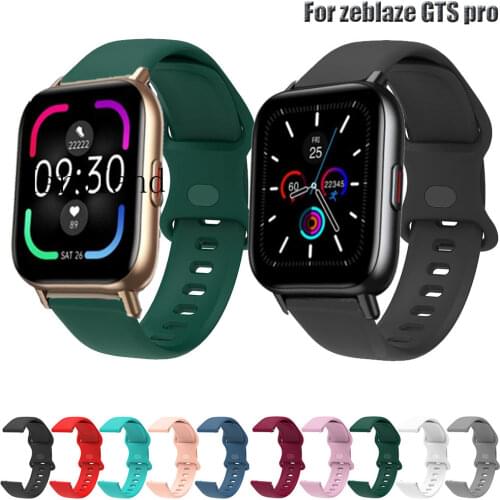 WirstStrap For Zeblaze GTS Pro / Amazfit GTS GTR 2 2e Smart Wristbands For Huami Zepp E Z Sport Silicone 20mm 22mm Belt Bracelet