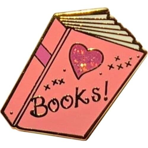 Book lovers hard enamel pin