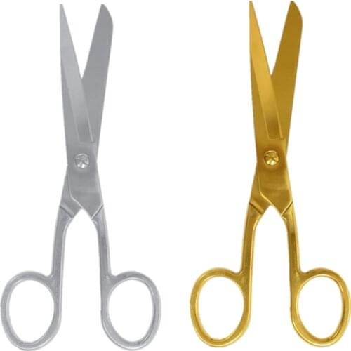 Gold Scissors 7" Tailor Shears Knife Edge Craft Scissors Straight Recycled Stainless Steel Professional Fabric Dressmaker Shears