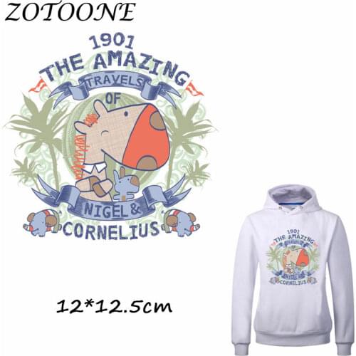 ZOTOONE Heat Transfer clothes stickers Dog Patches for t shirt Jeans Iron-on Transfers DIY Decoration Applique clothes Parches