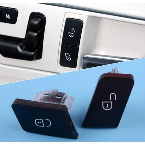 2pcs Front Right Door Lock Control Switch Button Cap Fit for Mercedes Benz W204 W212 S204 S212 A207 C207 2010-2014 2049058502
