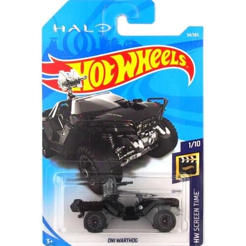 2018-54 Hot Wheels 1/64 Car Halo warsWarthog Metal Diecast Model Car Kids Toys Gift