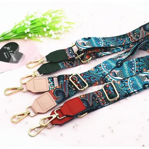 2018 Bag Strap Handles Replacement for Handbags Crossbody Shoulder Bag Strap Accessories Colorful Adjustable Bag Belts KZ151358