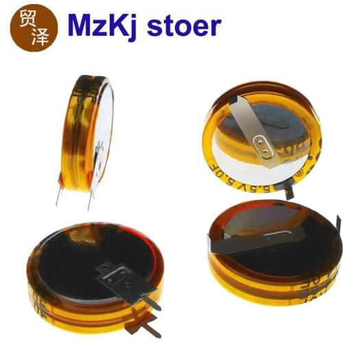 10PCS New 5.5V 4.0F 5.0F Imported Original Taiwan CDA V/H-type Super Capacitor 5.5V4.0F 5.5V5.0F 4F 5F