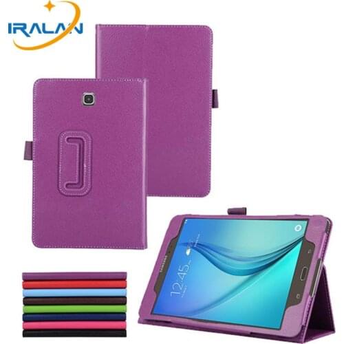 Hot Litchi Smart sleep PU leather stand case for Samsung Galaxy Tab A 8.0 T350 T351 T355 P350 tablet e cover +pen wholesale