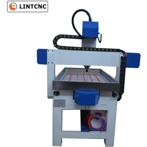 LINTCNC 6090 cnc router kits mini engraving machine 3.0kw brass making machinery