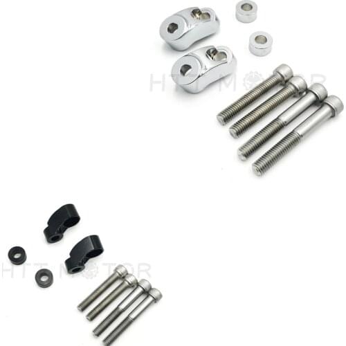 Front Turn Signal Relocation 39MM-49MM For Harley Davidson Dyna FXR Sportster Aftermarket Free Shipping Motorcycle Parts Chrome