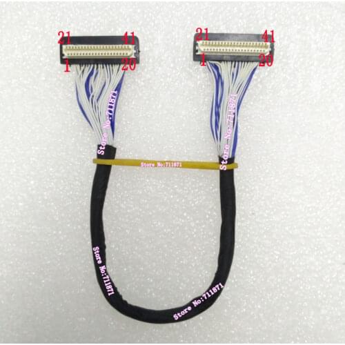 Female to Female 41P DF9 Cable Line 1.0 Pitch TTL 41P to 41Pin DF9 41P Screen Line Cable 41P 41Pin DF9 Screen Cable Line DF9 41P