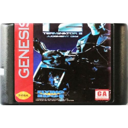 Terminator 2 - Judgment Day 16 bit MD Game Card For Sega Mega Drive For SEGA Genesis
