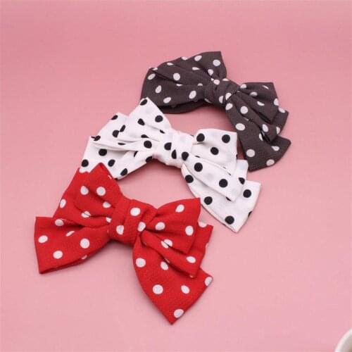 2021 Fabric Bow Hairpin Korean Version Fashion All-Match Headwear New Products In Spring Word Folder