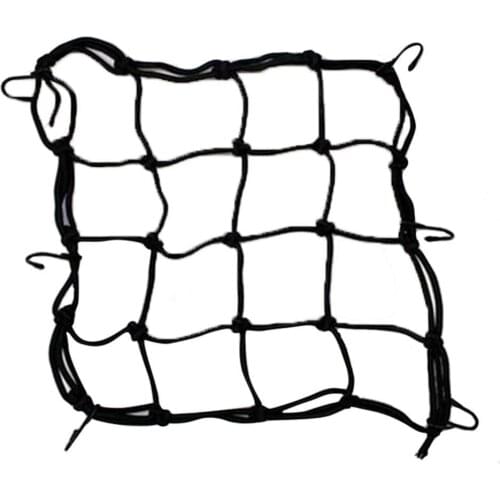 80%HOT Motorcycle Bike 6 Hooks Fuel Tank Luggage Helmet Holder Mesh Web Elastic Net