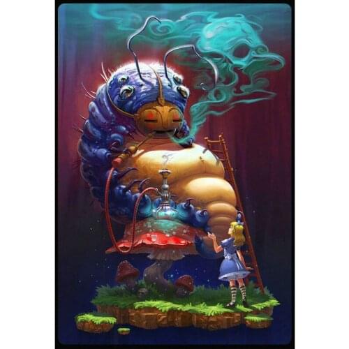 5D DIY Diamond Painting Cartoon caterpillar Full Square Round Rhinestones Painting Diamond Embroidery Decoration Cross Stitch