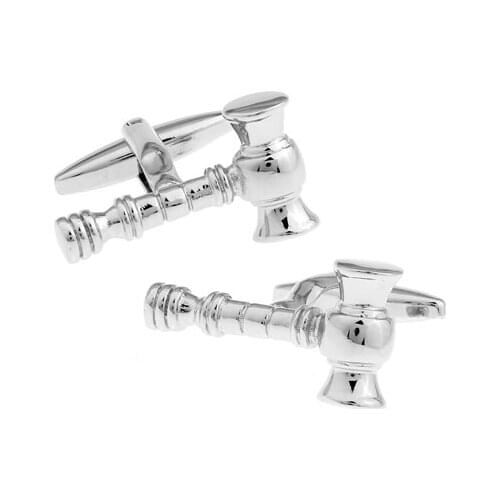 Free Shipping Gavel Cufflinks Copper Hammer Design Best Gift For Men Cuff Links Wholesale&retail
