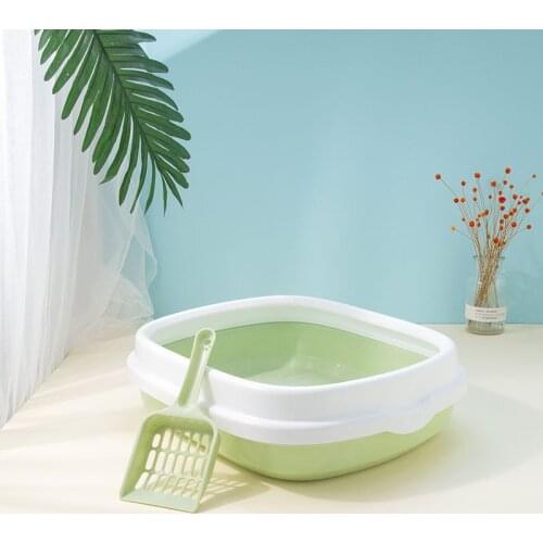 Large Full Semi-Enclosed Little Toilet Cat Box Splash Proof Thickened Removable Pets Supplies