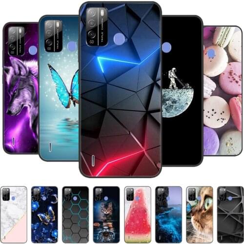 For Itel Vision 1 Pro Case 6.5'' Soft Silicone Funda TPU Back Cover for Itel Vision 1 Plus Phone Cases bumper Vision1 Pro Coque